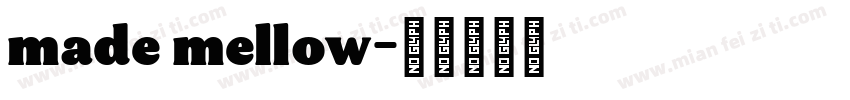 made mellow字体转换